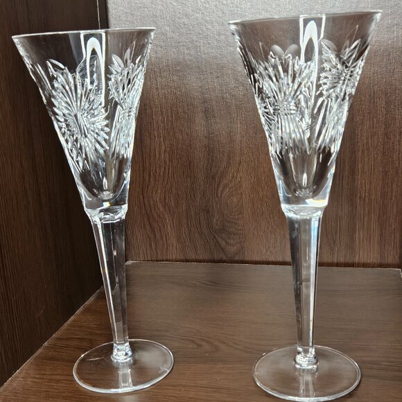 Waterford Crystal Other - Waterford crystal millennium collection flute, Pair
